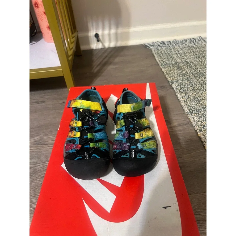 Keen Newport H2 Little Kids Rainbow Tie Dye 1018447 Size 12C